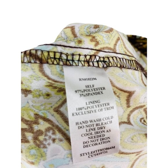 Size 10 Connected Apparel Women's Scoop Embellished Neckline Sheath Dress - Picture 12 of 16